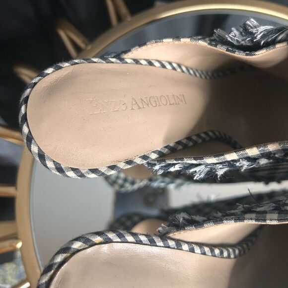 Enzo Angiolini Fallyn Gingham Heels - Picture 7 of 7